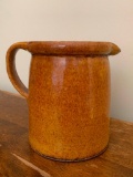 European Stoneware Milk Pitcher