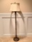 Nice Metal Floor Lamp W/Cloth Shade