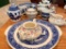 Group Of Willow Ware China + Misc. Items
