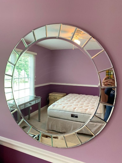 Wall Mirror W/Beveled Panels