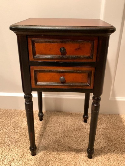 Wooden 2-Drawer Stand