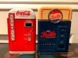 Pepsi-Cola & Coca-Cola Tin Banks