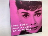 Audrey Hepburn Motto Print