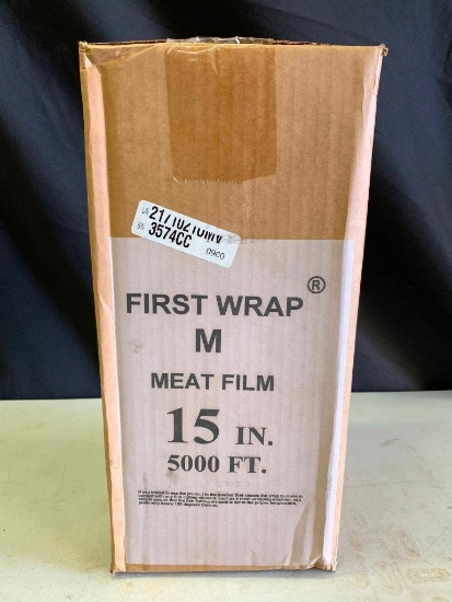 Unopened Box Of 5,000 Ft. Of 15" Meat Film