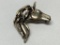 Beautiful .925 Sterling Horse Head Pin