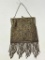 Vintage Ladies Mesh Purse W/Fringe & Chain