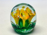 Vintage Signed St.Clair Paperweight