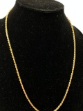 Italian Gold Over .925 Sterling Chain