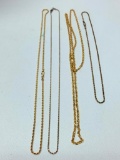 (5) .925 Sterling Necklaces