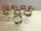 Set Of (8) Franciscan Stemmed Wine Glasses In Desert Rose Pattern