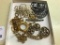 (9) Ladies Pins & Assorted Jewelry