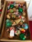 Group Of Christmas Ornaments Incl. Some Glass Figural