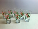 (7) Franciscan Water Glasses In Dogwood Pattern