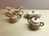 (4) Different Franciscan Serving Items In Desert Rose Pattern