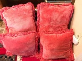 (4) Decorator Pillows W/Fringe