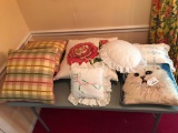 (7) Decorator & Hand Crafted Pillows