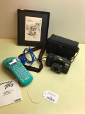 Label Maker, Nikon Tele Touch Camera and San Francisco Print