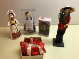 Group of Small Decorative Dolls