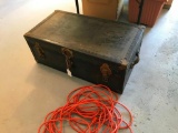 Vintage Foot Locker with Exterior Extension Cord