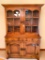 Vintage Drexel Pine China Cabinet