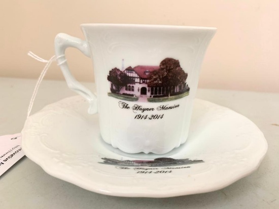 "Hayner Mansion, Troy, Ohio Porcelain Tea Cup & Saucer