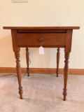 Early Country Sheraton 1-Drawer Cherry Table/Stand