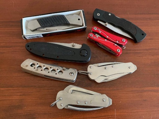 Group Of (7) Knives