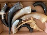 Group Of Horns for Black Powder