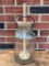 Vintage Glass Gallon Jug W/Wooden Churn