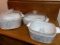 (4) Pc. Corning Ware Baking Dishes W/Lids