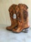 Vintage Girls Leather Cowgirl Boots