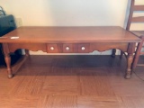 Maple Single Drawer Coffee Table