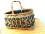 Nice Woven Basket W/Bentwood Handle