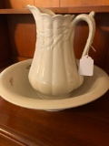 Ironstone Pitcher & Bowl