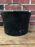 Antique Cast Iron Pot W/Bail