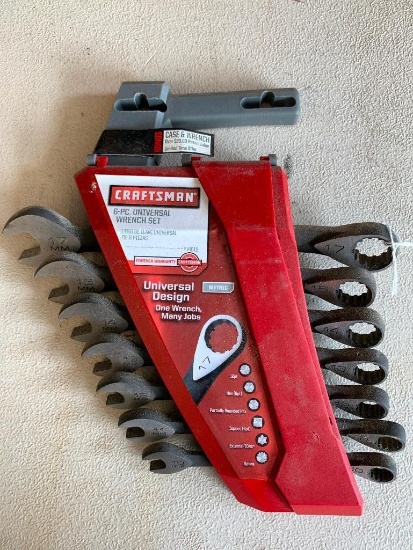 Craftsman Metric (6) Pc. Universal Wrench Set In Holder