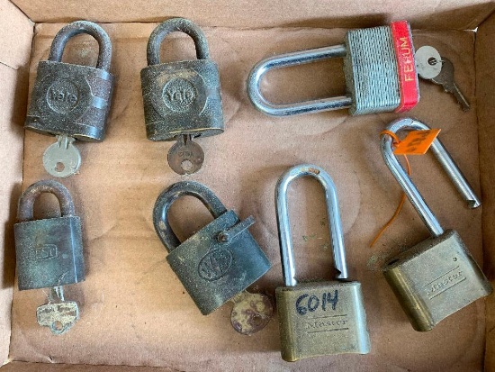 Nice Group Of Lock-Some W/Keys