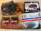 Battery Maintainer In Box, Battey Posts, & Safety Goggles