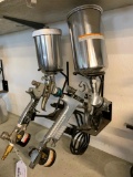 (2) HVLP Spray Guns W/Stands