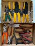 Nice Variety Of Wire Strippers & Pliers