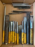 Good Assortment Of Punches & Chisels