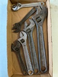 Group Of (6) Crescent Wrenches