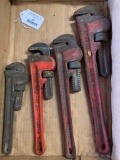 (4) Pipe Wrenches-10