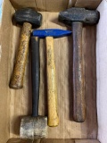 Group Of Shop Hammers