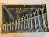 Pro Series SAE Combination Wrench Set In Pouch