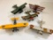 (5) Vintage Plastic Airplanes