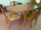 Dining Room Drop Leaf Table & (4) Matching Chairs