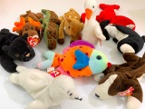 (10) Ty Beanie Babies