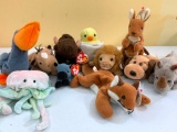 (11) Ty Beanie Babies