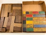 Group Of Home-Made Toy Blocks